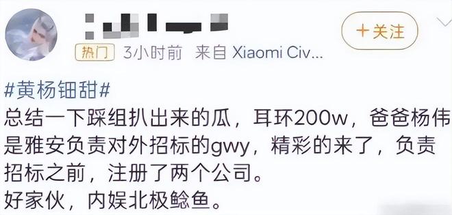 三代还宗黄杨钿甜事件再添新剧情！瓦力游戏被疑小官巨贪、超生二胎、(图16)
