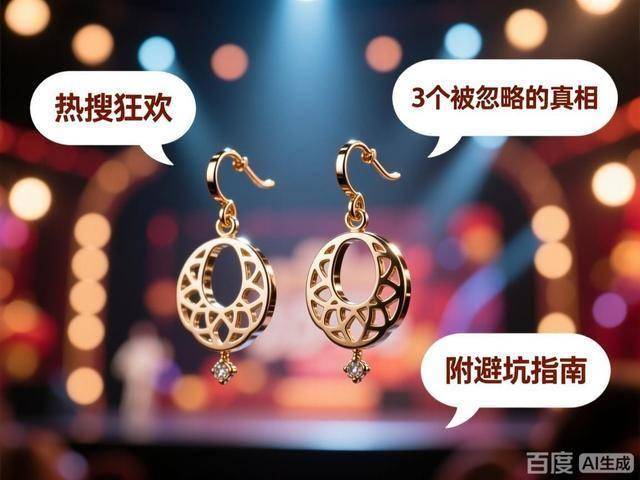 续两年带火小众款热搜狂欢背后藏着真相瓦力娱乐棋牌王菲春晚耳环再炸屏：连(图2)